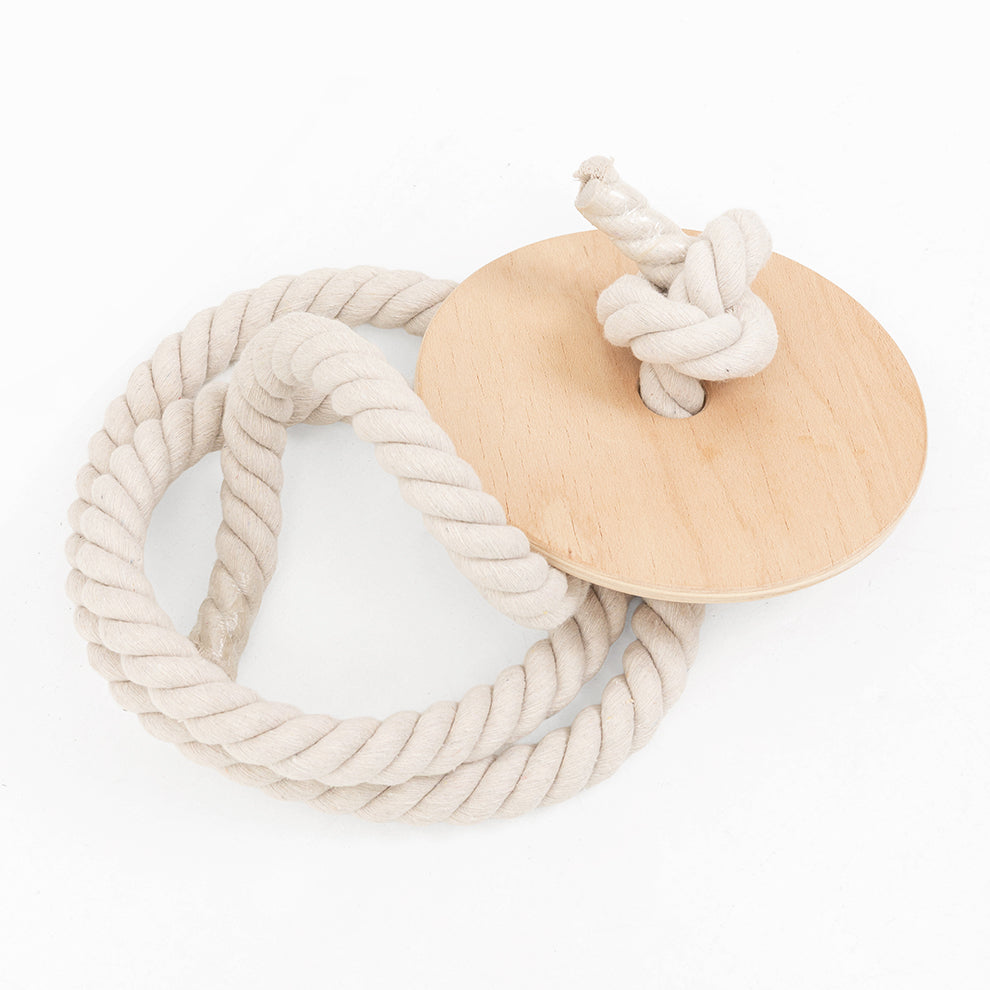 Sitzscheibe mit Seil Belissi Nelo Montessori-Kletterwand