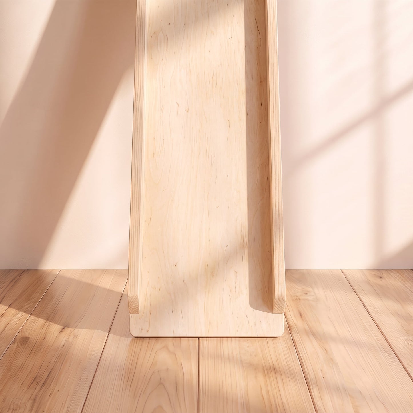 Seitliche Nahaufnahme der BeLissi Rutsche mit sicherem Randdesign
