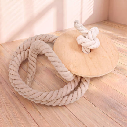 Sitzscheibe mit Seil Belissi Nelo Montessori-Kletterwand